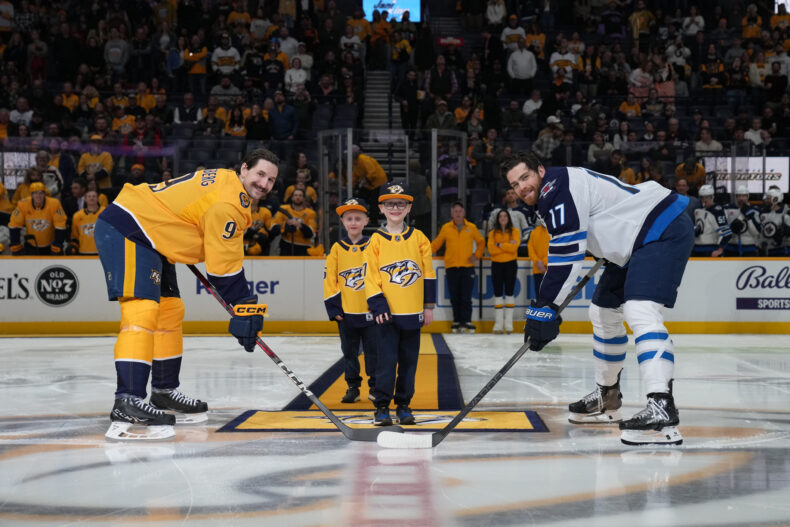 Nashville Predators host second Hockey Fights Cancer night of the season Nashville Predators host second Hockey Fights Cancer night of the season